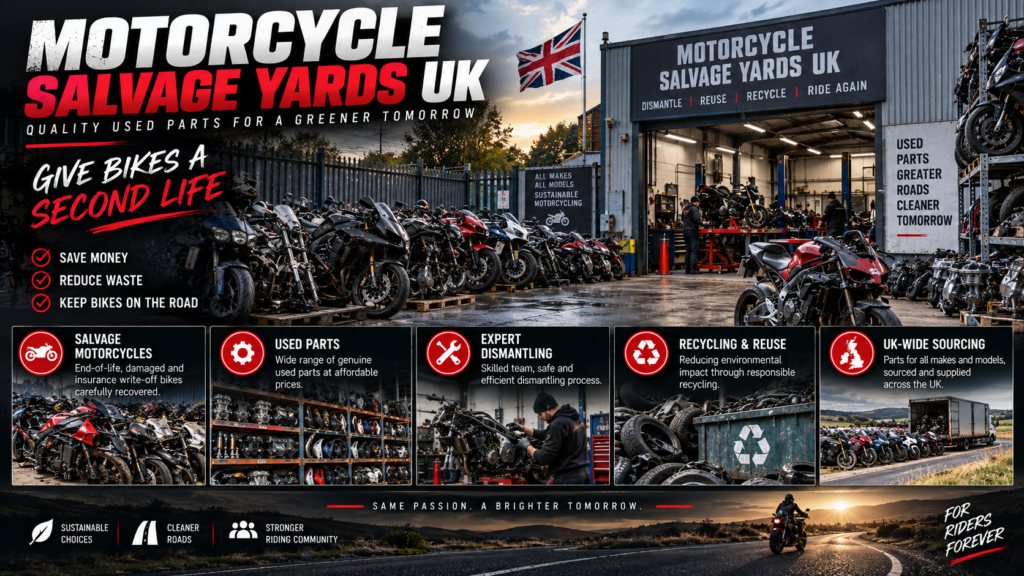 Motorcycle Salvage Yards UK
