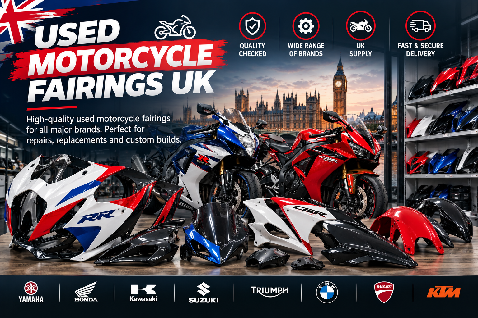 Used Motorcycle Fairings UK