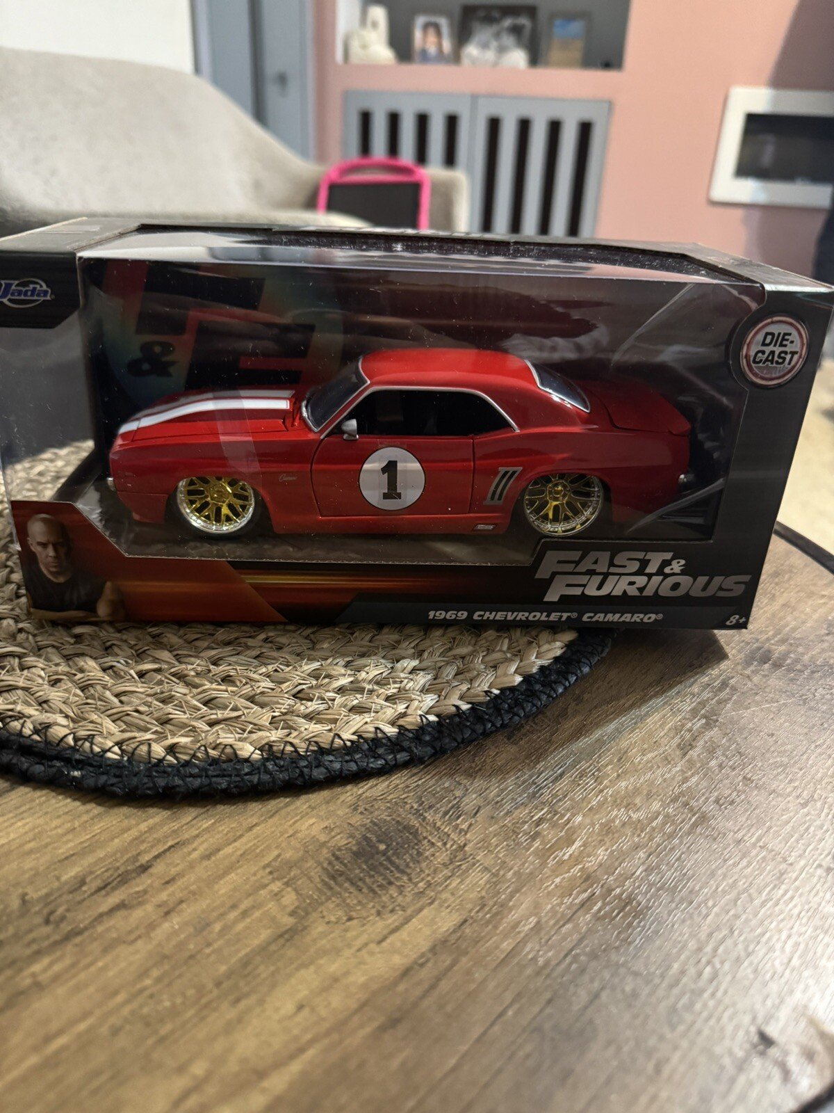 Dwight 1969 Chevrolet Camaro 1.24 Scale Diecast Car Jad 36151